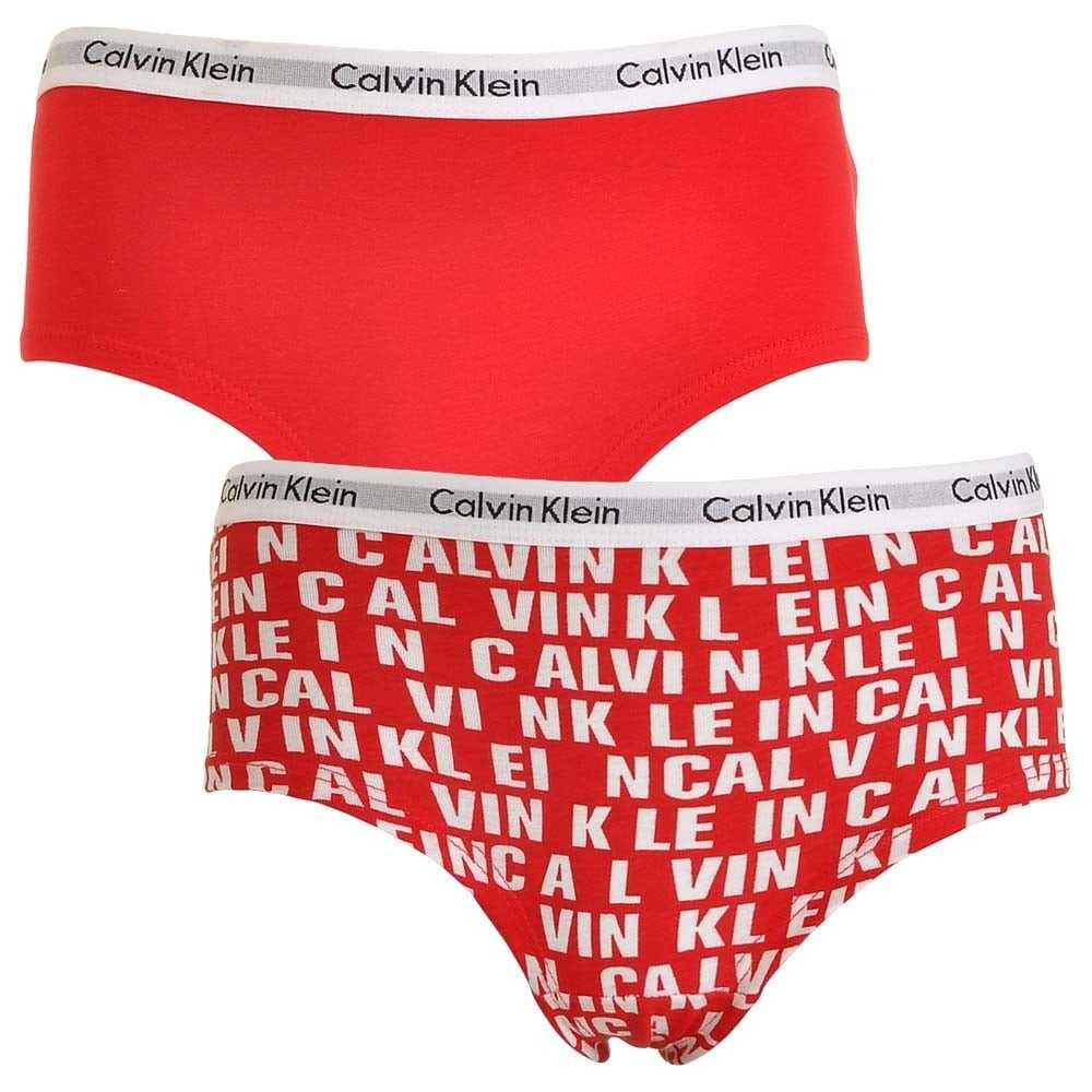 Pack culotte niña Calvin Klein COLOR: rojo; TALLAS: 8-10, 10-12, 12-14, 14-16  - Braguitas  - PEPI GUERRA