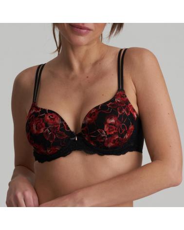 Sujetador Preformado Marie Jo colección Selyna COLOR: negro; TALLAS: 85b, 90b, 95b, 100b, 85c, 90c, 95c, 100c, 85d