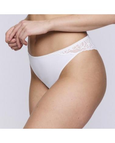 Tanga Prima Donna colección Salerno COLOR: blanco; TALLAS: 38, 40, 42, 44, 46  -   - PEPI GUERRA