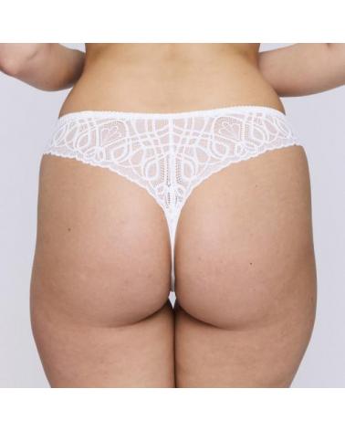 Tanga Prima Donna colección Salerno COLOR: blanco; TALLAS: 38, 40, 42, 44, 46  -   - PEPI GUERRA