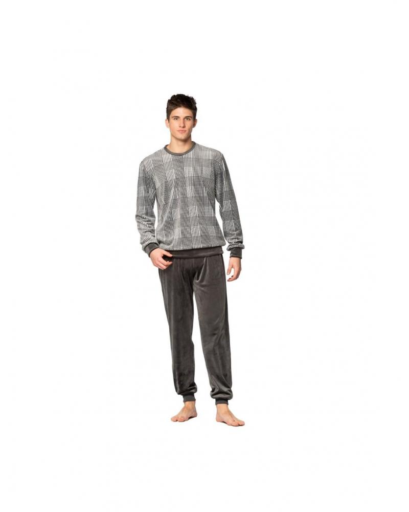 PIJAMA VELOUR HOMBRE SOY 242644 TALLAS: m, l, xl, xxl; COLOR: unico Temporada: winter 24 - Hombre Ropa Interior y baño