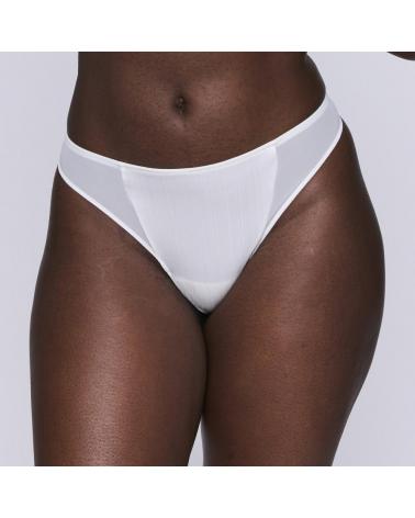 Tanga Prima Donna Twist colección Knokke COLOR: blanco; TALLAS: 36, 38, 40, 42, 44, 46  -   - PEPI GUERRA
