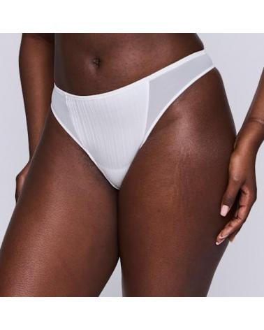 Tanga Prima Donna Twist colección Knokke COLOR: blanco; TALLAS: 36, 38, 40, 42, 44, 46  -   - PEPI GUERRA