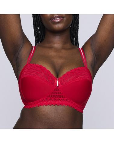 Sujetador Prima Donna Twist colección East End COLOR: rojo; TALLAS: 90c, 95c, 100c, 105c, 110c, 90d, 95d, 100d, 105d