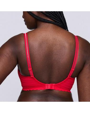 Sujetador Prima Donna Twist colección East End COLOR: rojo; TALLAS: 90c, 95c, 100c, 105c, 110c, 90d, 95d, 100d, 105d