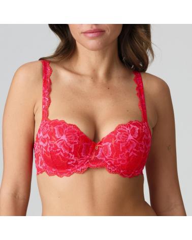 Sujetador Balconet Marie Jo colección Manyla COLOR: rojo; TALLAS: 85b, 90b, 95b, 100b, 85c, 90c, 95c, 100c, 85d, 90d