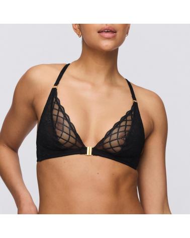 Bralette Marie Jo colección Aven COLOR: blanco, negro; TALLAS: 85b, 90b, 95b, 100b, 85c, 90c, 95c, 100c, 85d, 90d, 95d
