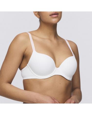 Sujetador Push Up Marie Jo colección Louie COLOR: blanco; TALLAS: 85b, 90b, 95b, 100b, 85c, 90c, 95c, 100c, 85d, 90d