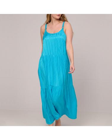 Vestido Playa Prima Donna Swim colección Kochi COLOR: azul; TALLAS: 36-38, 40-42, 44-46, 48-50  -   - PEPI GUERRA