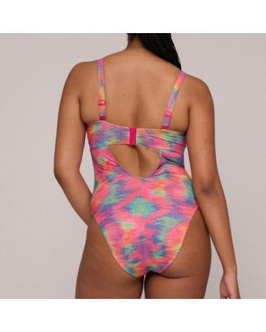 Bañador Asimétrico Prima Donna Swim colección Cairo COLOR: rosa flúor; TALLAS: 90c, 95c, 100c, 105c, 90d, 95d, 100d