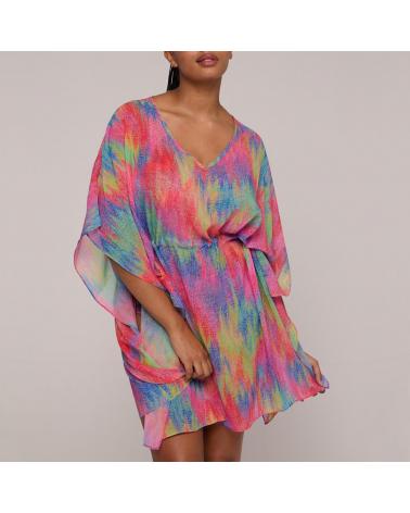 Kaftan Prima Donna Swim colección Cairo COLOR: rosa flúor; TALLAS: 36-38, 40-42, 44-46  -   - PEPI GUERRA