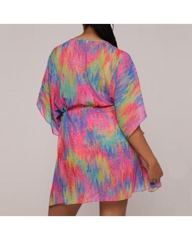 Kaftan Prima Donna Swim colección Cairo COLOR: rosa flúor; TALLAS: 36-38, 40-42, 44-46  -   - PEPI GUERRA