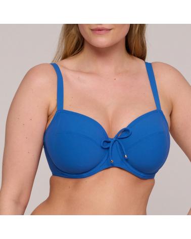 Bikini Prima Donna Swim colección Aswan COLOR: azul, fucsia; TALLAS: 95b, 100b, 105b, 110b, 115b, 90c, 95c, 100c, 105c
