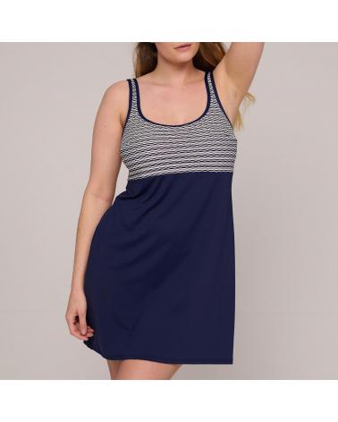 Vestido Playa Prima Donna Swim colección Kalba COLOR: marino; TALLAS: 38, 40, 42, 44, 46  -   - PEPI GUERRA