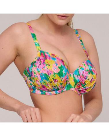 Bikini Balconet Prima Donna Swim colección Ubud COLOR: amarillo; TALLAS: 90c, 95c, 100c, 105c, 85d, 90d, 95d, 100d