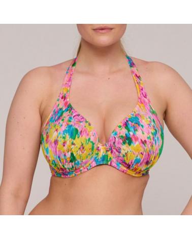 Bikini Triángulo Prima Donna Swim colección Ubud COLOR: amarillo; TALLAS: 85c, 90c, 95c, 100c, 105c, 110c, 85d, 90d