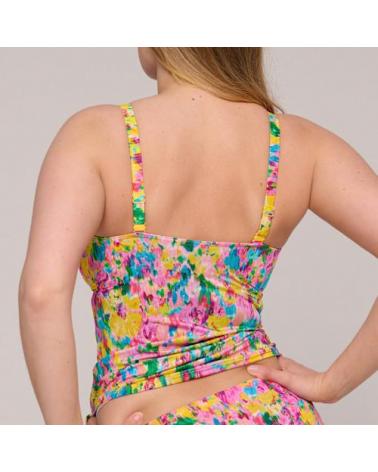 Tankini Prima Donna Swim colección Ubud COLOR: amarillo; TALLAS: 90c, 95c, 100c, 105c, 90d, 95d, 100d, 105d, 90e, 95e