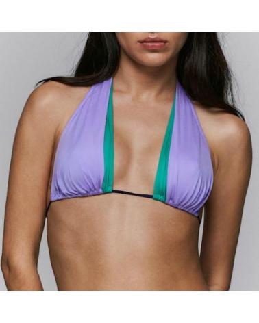 Bikini Triángulo Sarda Swim colección Mendieta TALLAS: xs, s, m, l, xl; COLOR: malva  -   - PEPI GUERRA