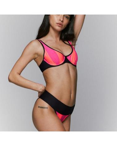 Braga Bikini Sarda Swim colección Lin TALLAS: xs, s, m, l, xl; COLOR: negro, rosa flúor  -   - PEPI GUERRA