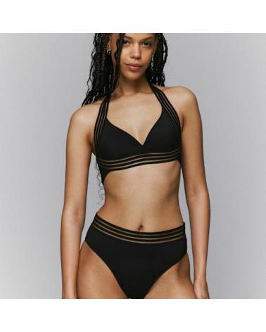 Braga Alta Bikini Sarda Swim colección Miss TALLAS: xs, s, m, l, xl; COLOR: negro  -   - PEPI GUERRA