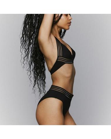 Braga Alta Bikini Sarda Swim colección Miss TALLAS: xs, s, m, l, xl; COLOR: negro  -   - PEPI GUERRA