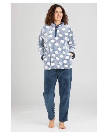 PIJAMA POLAR SRA PETTRUS NUBES 3493