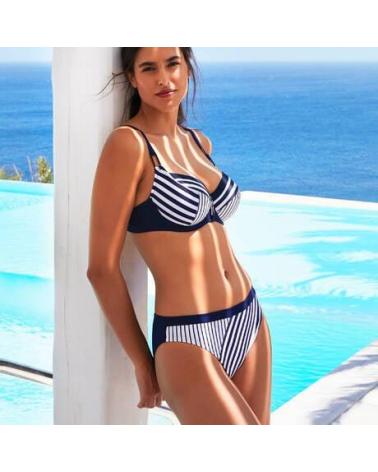 BRAGA ALTA BIKINI LISE CHARMEL RAYURE EN LIGNEABB0385 TALLAS: 38, 40, 42, 44, 46; COLOR: unico Temporada: ver25 -   -