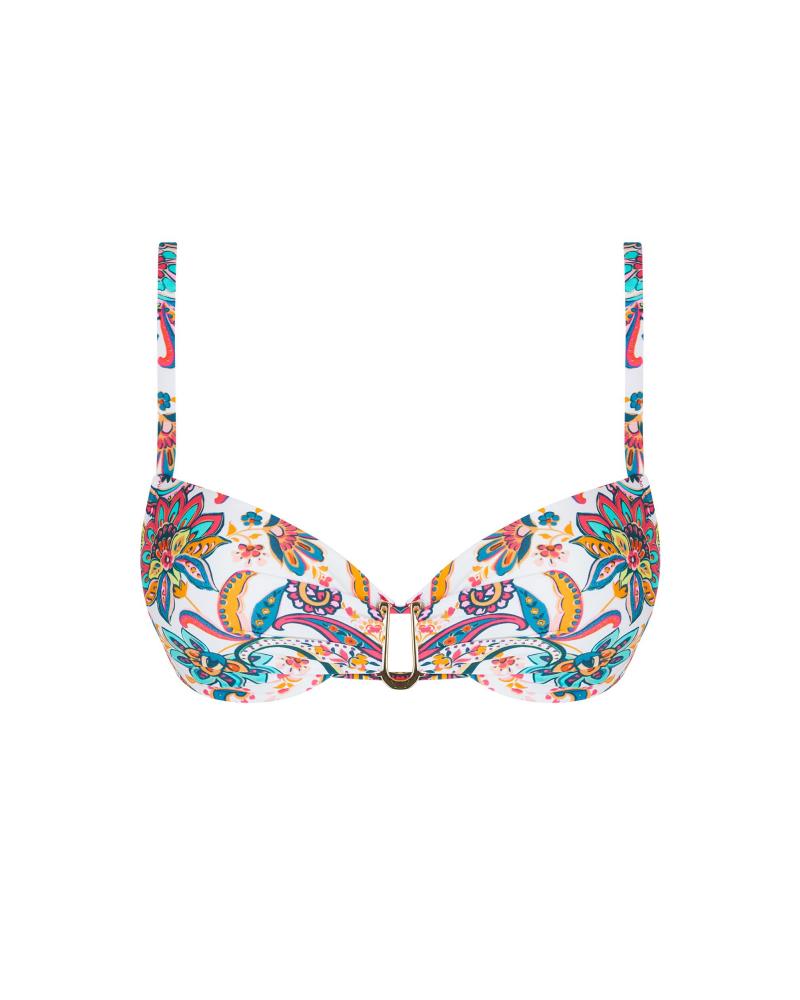 COQUEBIKINI ANTIGEL COPA D LA BAYADERE EBB4378 COLOR: blanco, negro; TALLAS: 90, 95, 85 Temporada: anteriores -