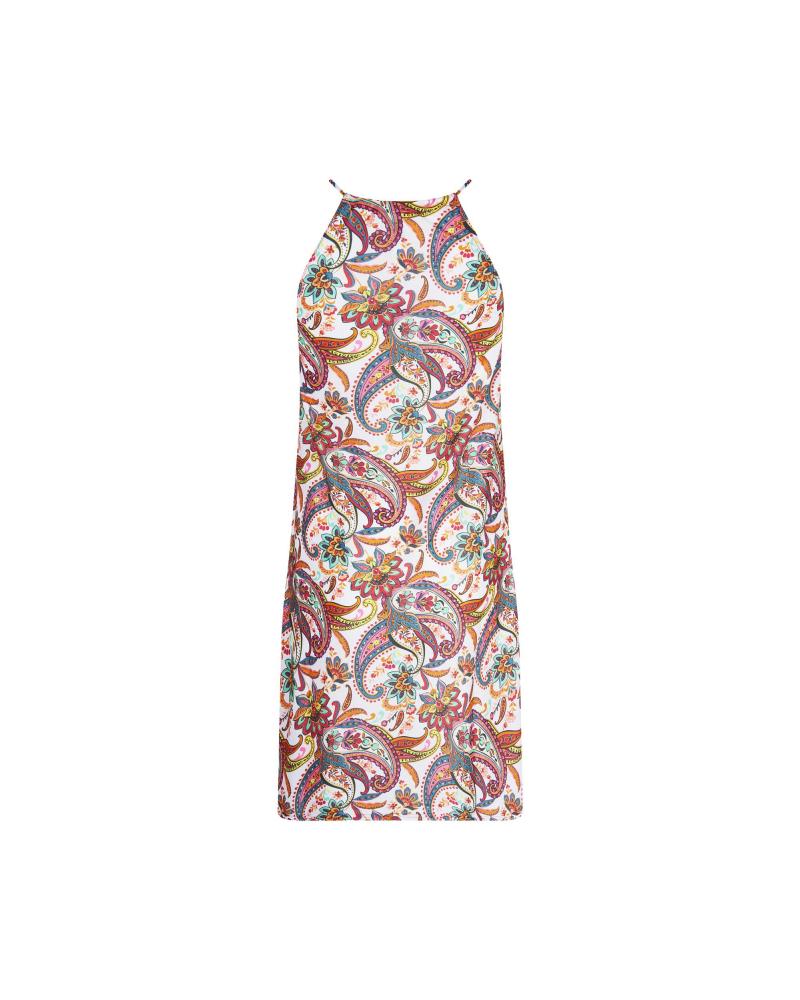 VESTIDO DE PLAYA ANTIGEL LA BAYADERE ESB1078 TALLAS: s, m, l, xl, xxl; COLOR: blanco, negro Temporada: summer24 -
