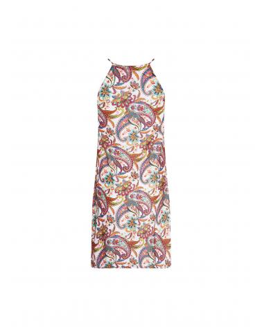 VESTIDO DE PLAYA ANTIGEL LA BAYADERE ESB1078 TALLAS: s, m, l, xl, xxl; COLOR: blanco, negro Temporada: summer24 -