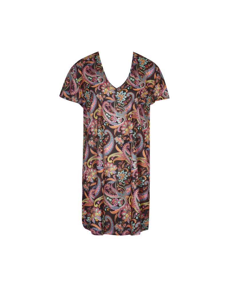 TUNIQUE L BAYADERE ANTIGEL ESB4478 TALLAS: s, m, l, xl; COLOR: blanco, negro Temporada: ver25 - Colección Baño Mujer