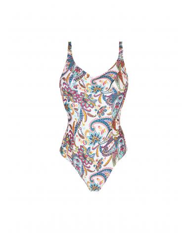 BAÑADOR AROS ANTIGEL FBB6278 LA BAYADÈRE COLOR: blanco; TALLAS: 2c, 3c, 4c, 5c, 2d, 3d, 4d, 5d, 6d, 2e, 3e, 4e, 5e  -