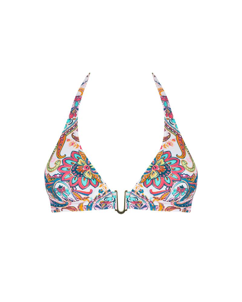 TOP TRIANGULO ANTIGEL LA BAYADERE EBB2778 COLOR: blanco, negro; TALLAS: 1, 2, 3, 4 Temporada: ver25 - Colección Baño