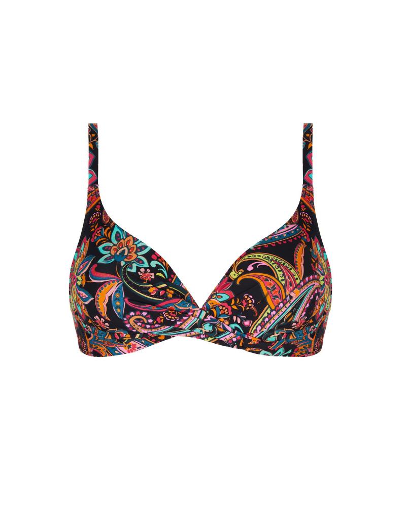 TOP BAÑO SIN AROS ANTIGEL FBB6678 LA BAYADÈRE COLOR: negro; TALLAS: 2e, 3e, 4e, 2b, 3b, 4b, 5b  - Colección Baño Mujer