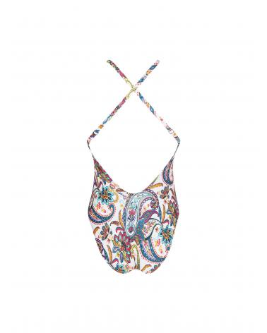 MAILLOT BAÑO ANTIGEL EBB9278 LA BAYADÈRE COLOR: blanco, negro; TALLAS: 1, 2, 3, 4 Temporada: ver25 - Colección Baño