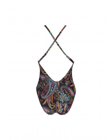 MAILLOT BAÑO ANTIGEL EBB9278 LA BAYADÈRE COLOR: blanco, negro; TALLAS: 1, 2, 3, 4 Temporada: ver25 - Colección Baño