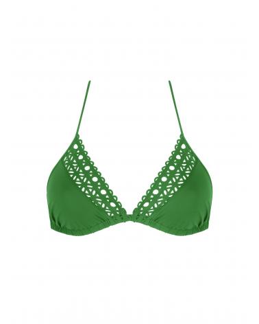 TOP TRIANGULO BIKIINI LISE CHARMEL AJOURAGE aba2715 TALLAS: s, m, l, xl; COLOR: negro, ajourage jaune, ajourage prune