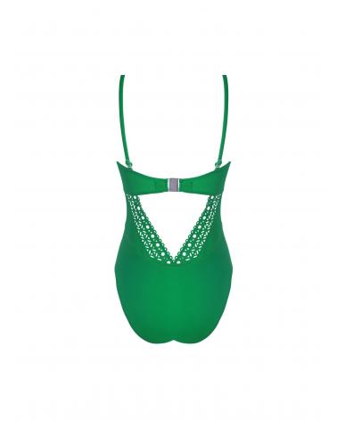 BAÑADOR BANDEAU LISE CHARMEL AjOURAGE COUTURE ABA7215 COLOR: negro, ajourage prune, ajourage vert, marina couture