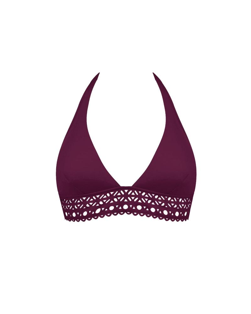 aba2015b sujetador bikini ajourage couture COLOR: negro, kaki, iris couture, orange, rouge, ajourage fucshia, ajourage