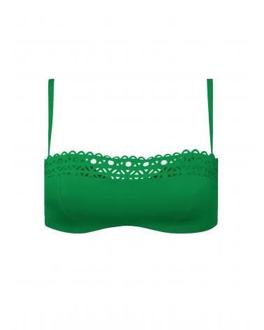 BANDEAU LISE CHARMEL COPA D ACOURAGE COUTURE ABA5015 COLOR: negro, ajourage jaune, ajourage prune, ajourage vert