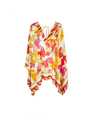 PONCHO LISE CHARMEL ASB6283 ENVOLÉE FLORALE