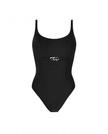 BAÑADOR AROS ANTIGEL FBB6208 LA STRICTO CHIC COLOR: negro, naranja; TALLAS: 2c, 3c, 4c, 5c, 2d, 3d, 4d, 5d, 6d, 2e, 3e