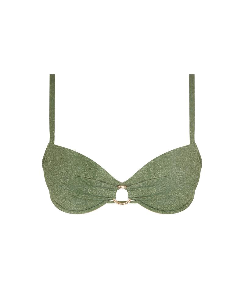TOP ANTIGEL EBB4328 LA FASHION SIRÈNE COLOR: azul, verde; TALLAS: 85b, 90b, 95b, 100b, 85c, 90c, 95c, 100c, 85d, 90d