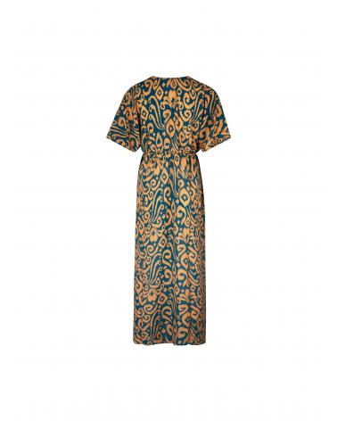 CAFTAN LARGO ANTIGEL ESB6638 LA BALINAISE TALLAS: s, m, l, xl; COLOR: negro, naranja  - Colección Baño Mujer Online  -