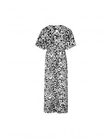 CAFTAN LARGO ANTIGEL ESB6638 LA BALINAISE TALLAS: s, m, l, xl; COLOR: negro, naranja  - Colección Baño Mujer Online  -