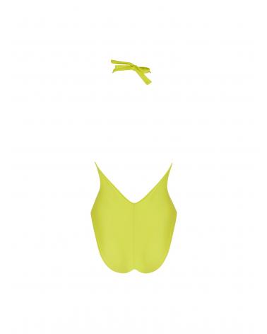 MAILLOT LISE CHARMEL ABB9780 CLASSE NAUTIQUE COLOR: blanco, marino, verde flúor; TALLAS: 1, 2, 3, 4  - Colección Baño