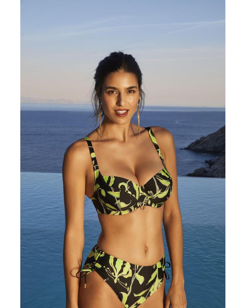 BRAGA CONTROL LISE CHARMEL ABB0688 FLEURS DE NUIT TALLAS: 40, 42, 44, 46, 48  - Colección Baño Mujer Online  - PEPI