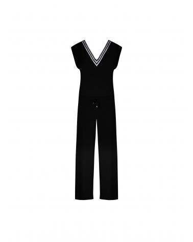 MONO LISE CHAMREL ENERGIE NAUTIQUE ASA3035 TALLAS: xs, s, m, l, xl; COLOR: negro, encre nautique Temporada: ver25 -