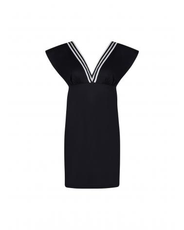 VESTIDO LISE CHARMEL ENERGIE NAUTIQUE ASA1035 TALLAS: s, m, l, xl; COLOR: negro, encre nautique, cassis gold, surf