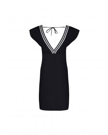 VESTIDO LISE CHARMEL ENERGIE NAUTIQUE ASA1035 TALLAS: s, m, l, xl; COLOR: negro, encre nautique, cassis gold, surf